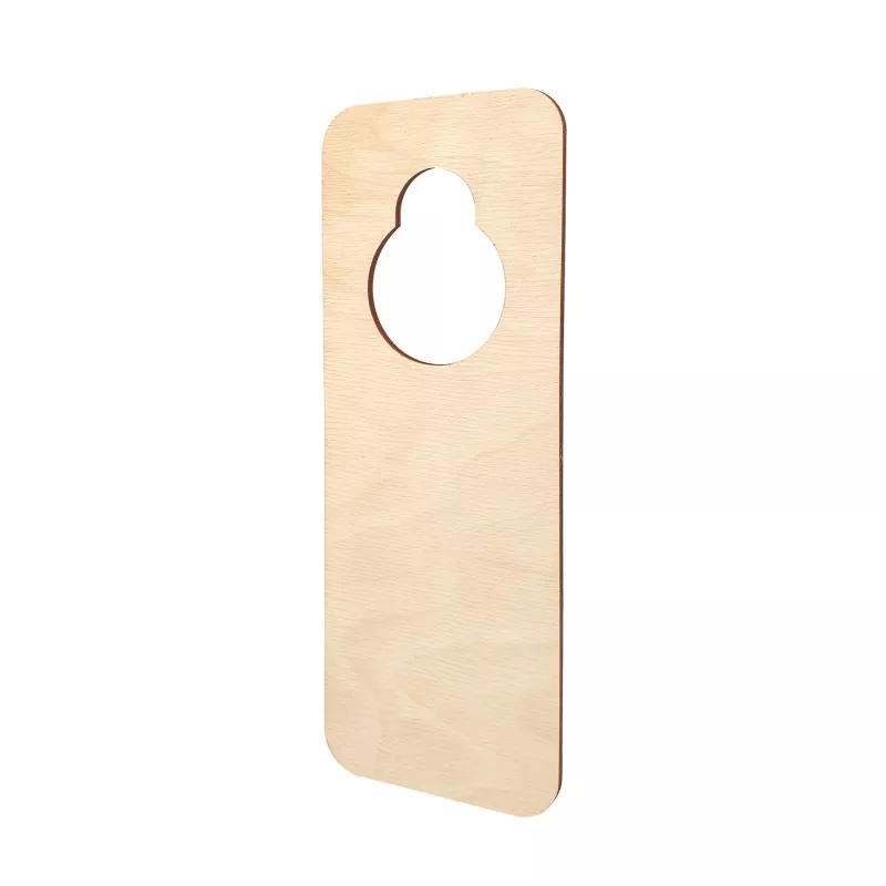 Plaque de porte pour poignée en contreplaqué