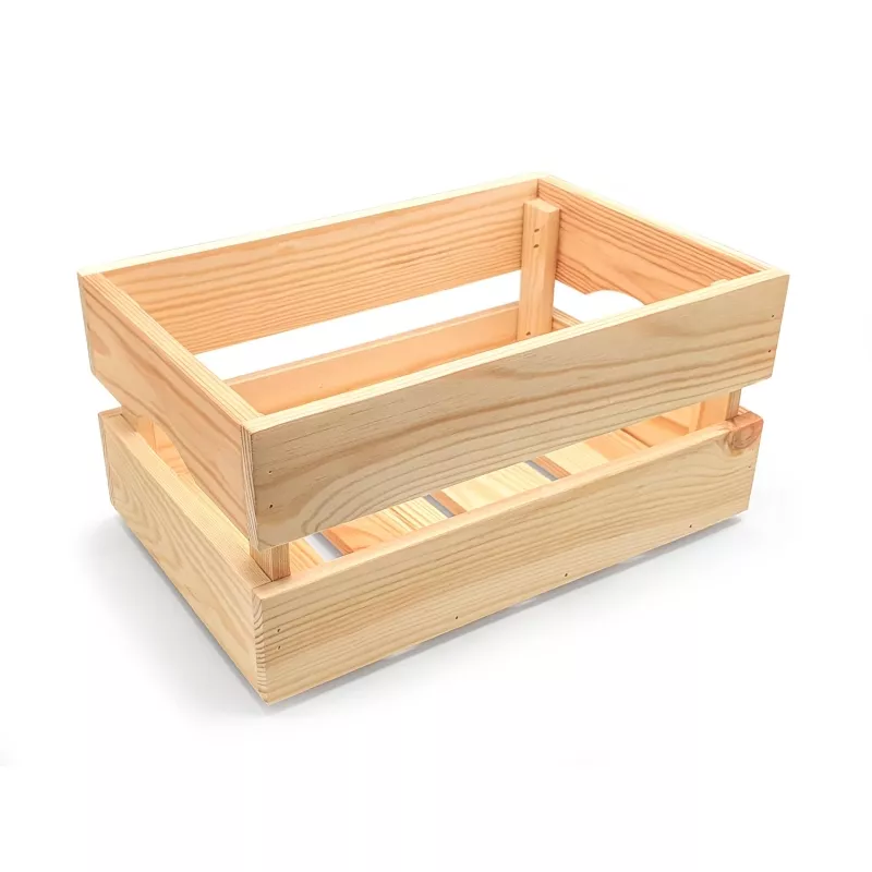 Cagette en pin hauteur 14 cm