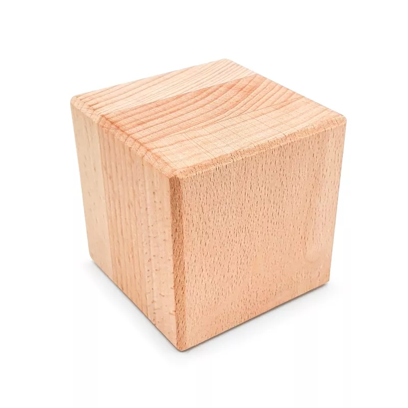 Cube en hêtre 6 cm
