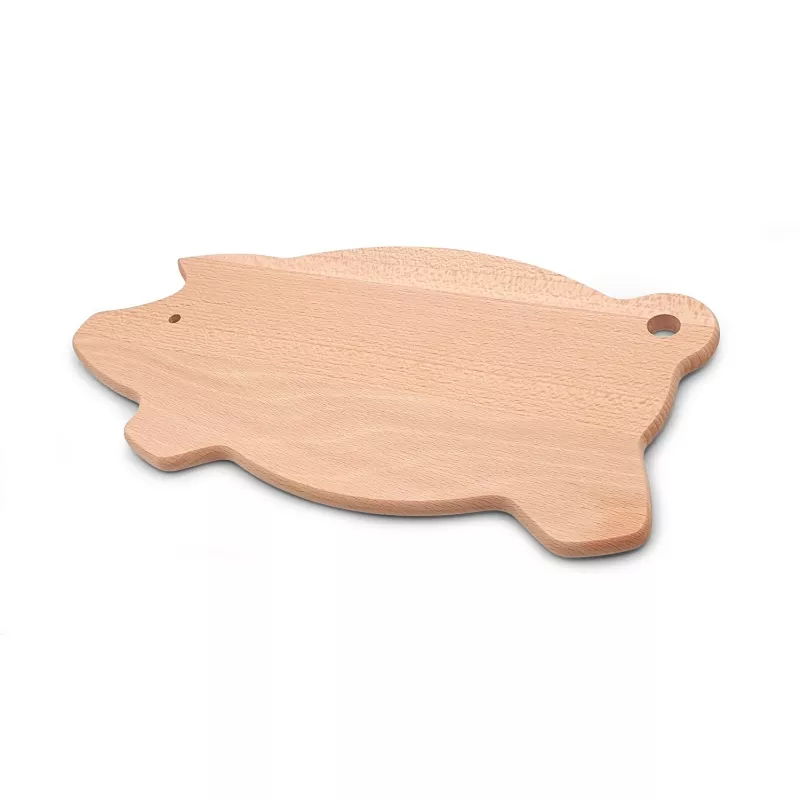 Planche à découper "Cochon" en hêtre