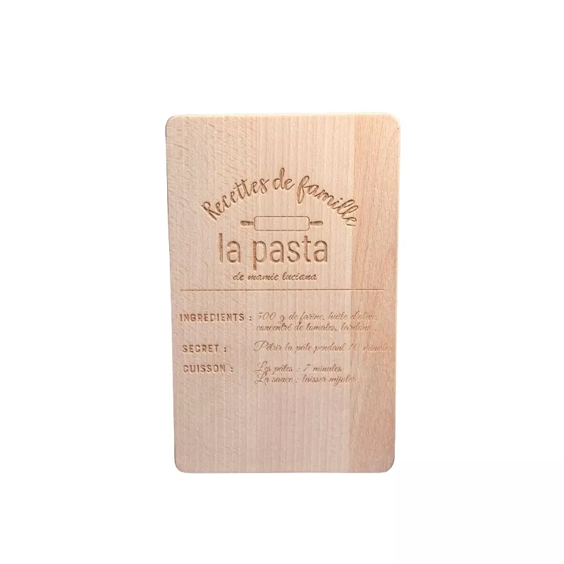 Planche à découper rectangulaire en hêtre