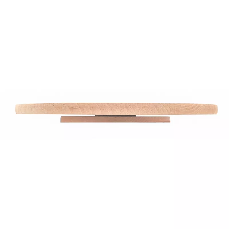 Plateau à fromages en hêtre, tournant, rond