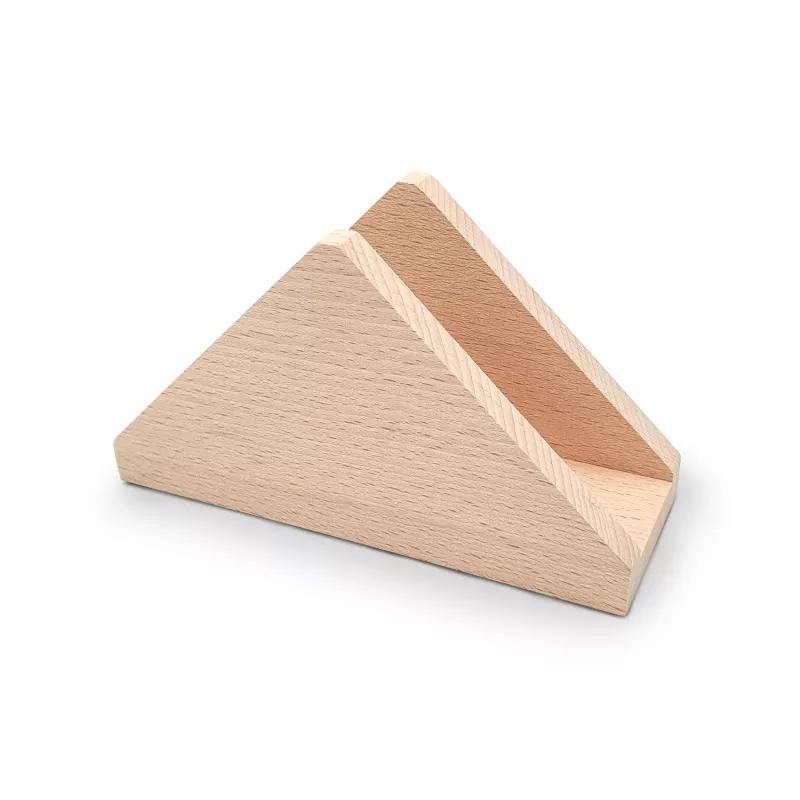 Porte-serviettes en bois, triangulaire