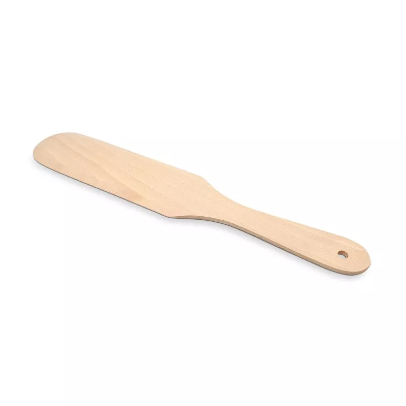 Spatule à crêpe bout rond en bois 30cm
