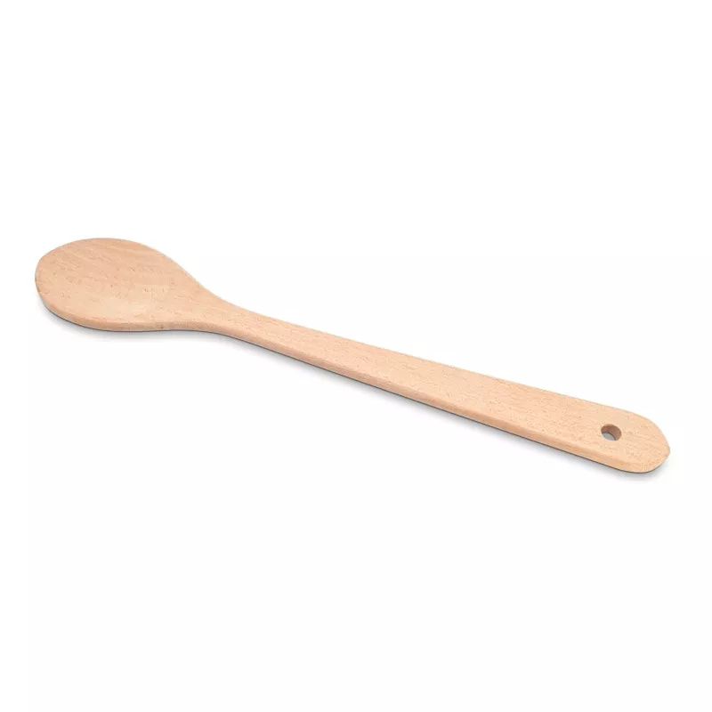 Cuillère avec manche plat en hêtre 30 cm