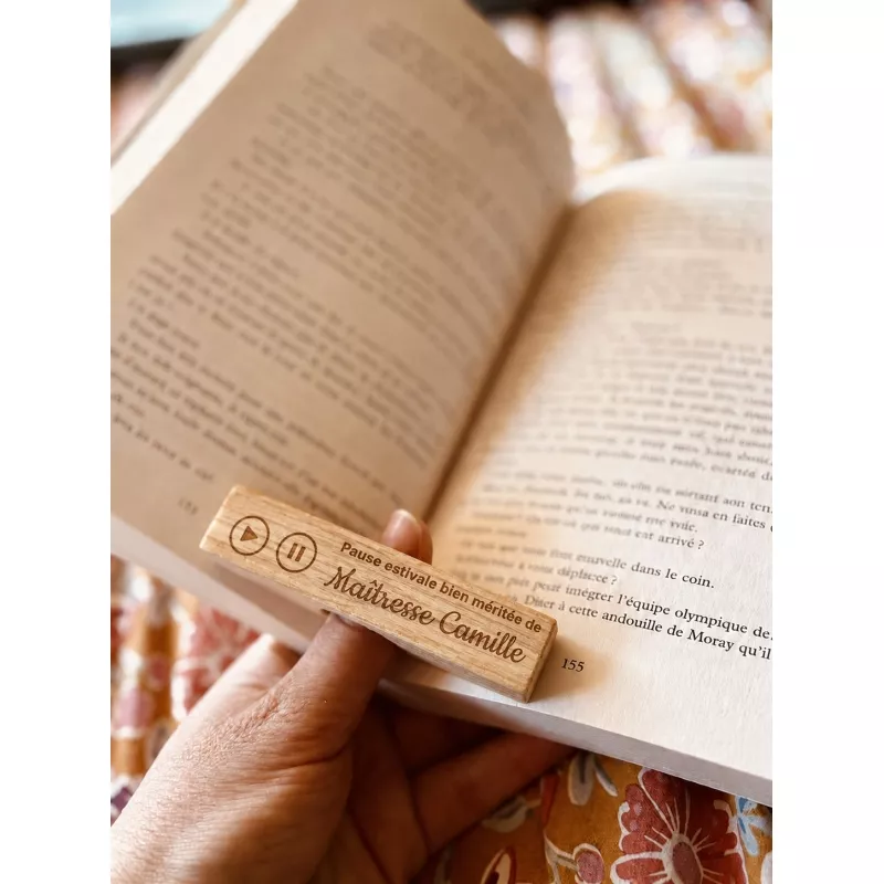 Bague de lecture en chêne