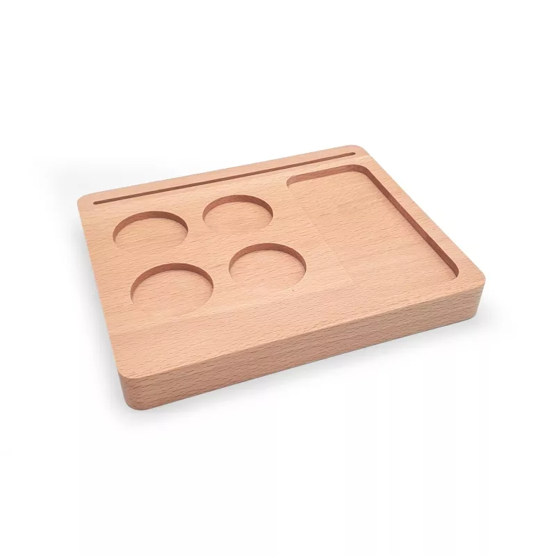 Plateau d'accueil pour capsules de café