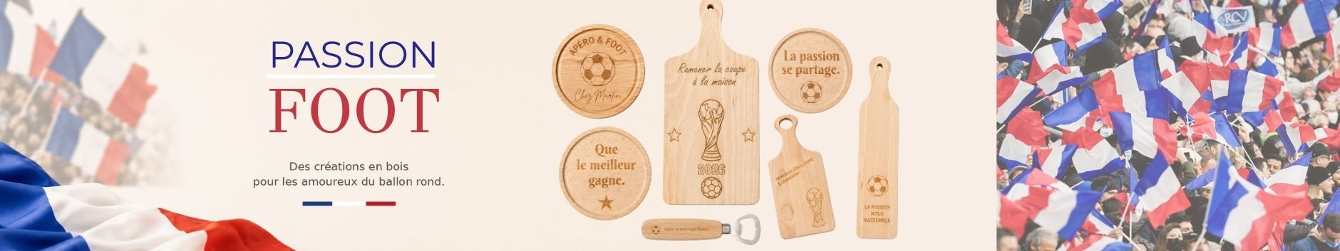 Planche à découper en bois de haute qualité pour la cuisine à personnaliser