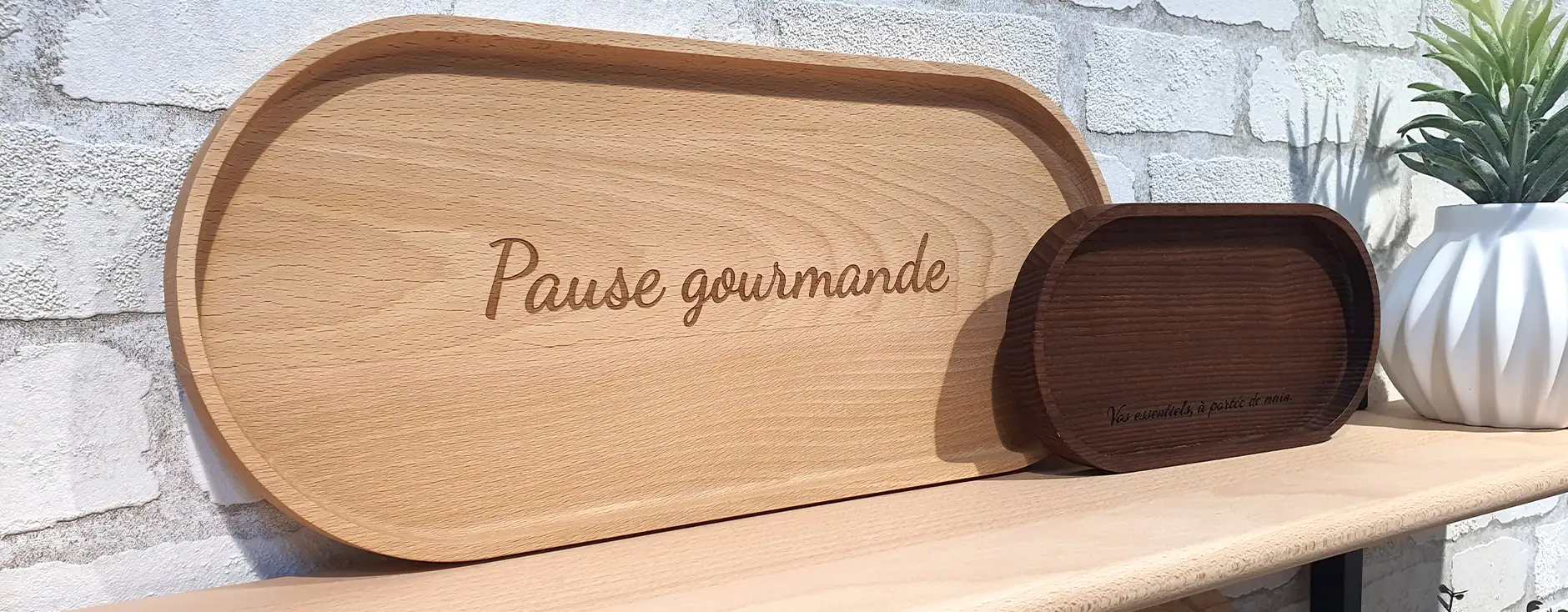 Planche à découper en bois de haute qualité pour la cuisine à personnaliser