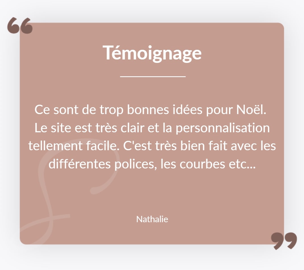 Avis client – Gravure laser sur bois personnalisé