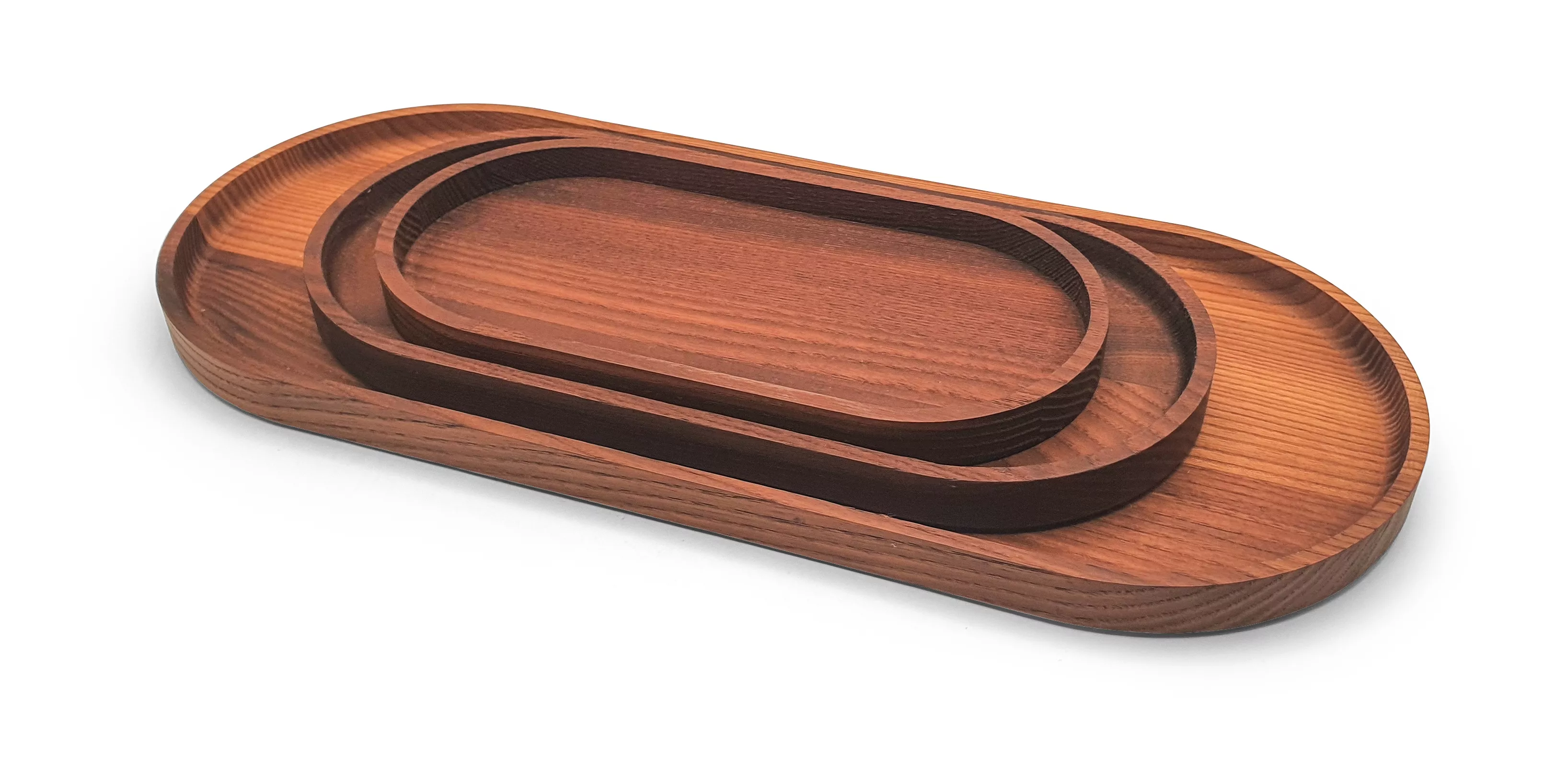 Plateau décoratif ovale en...