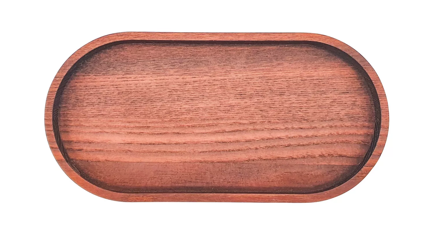 Plateau décoratif ovale en...