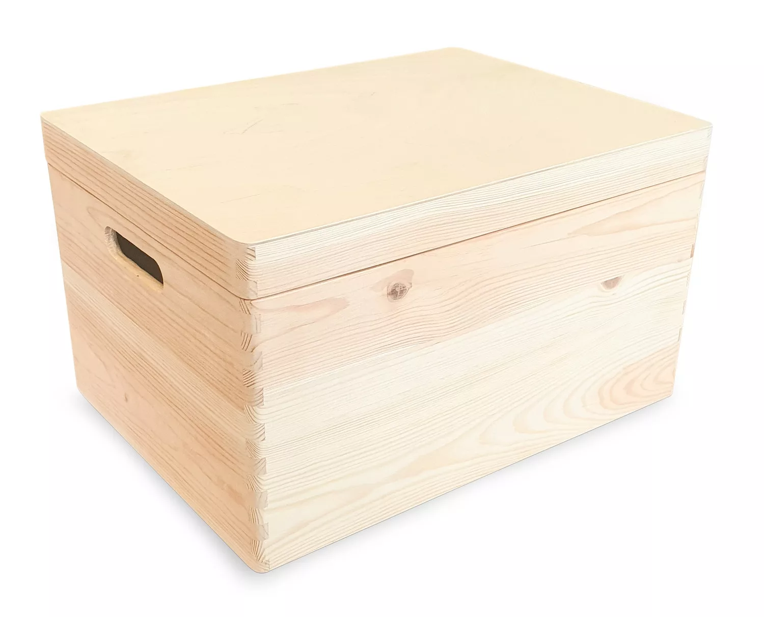 Boite en pin avec couvercle