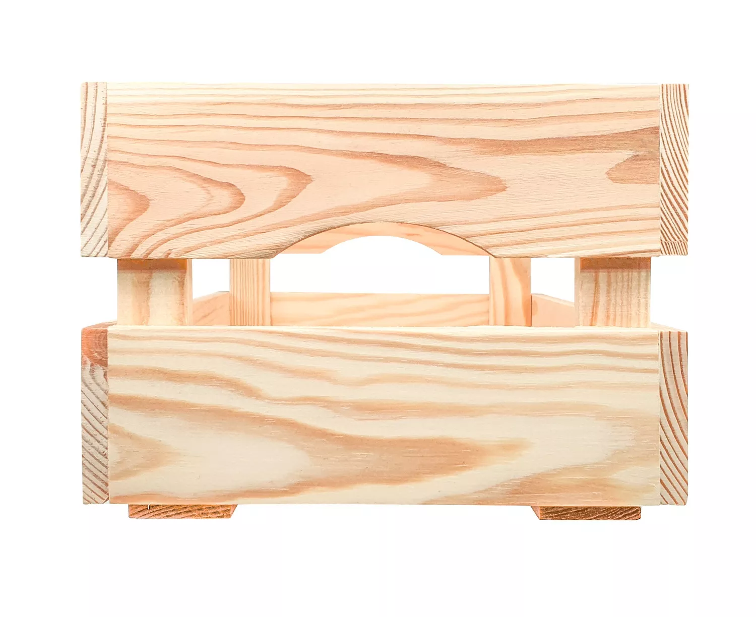 Cagette en pin hauteur 14 cm