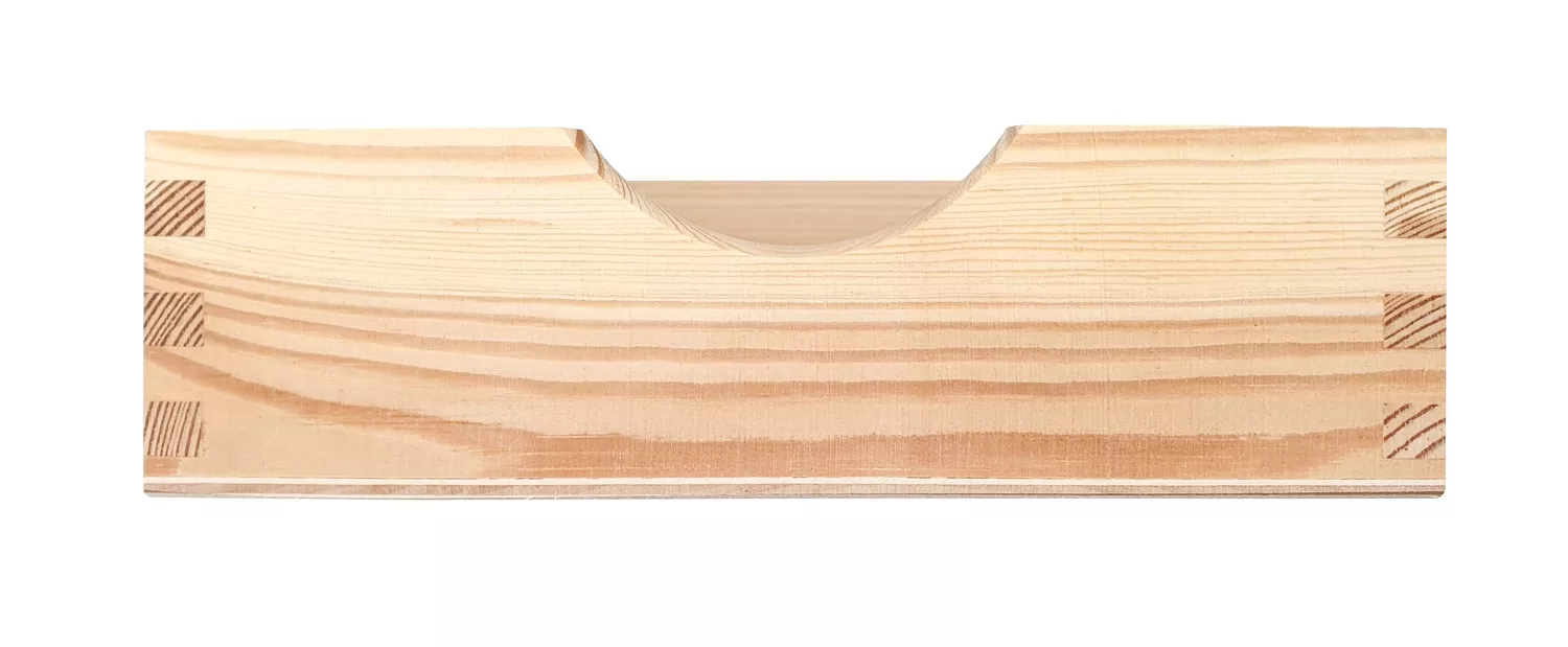 Boite carrée en pin pour serviettes cocktail