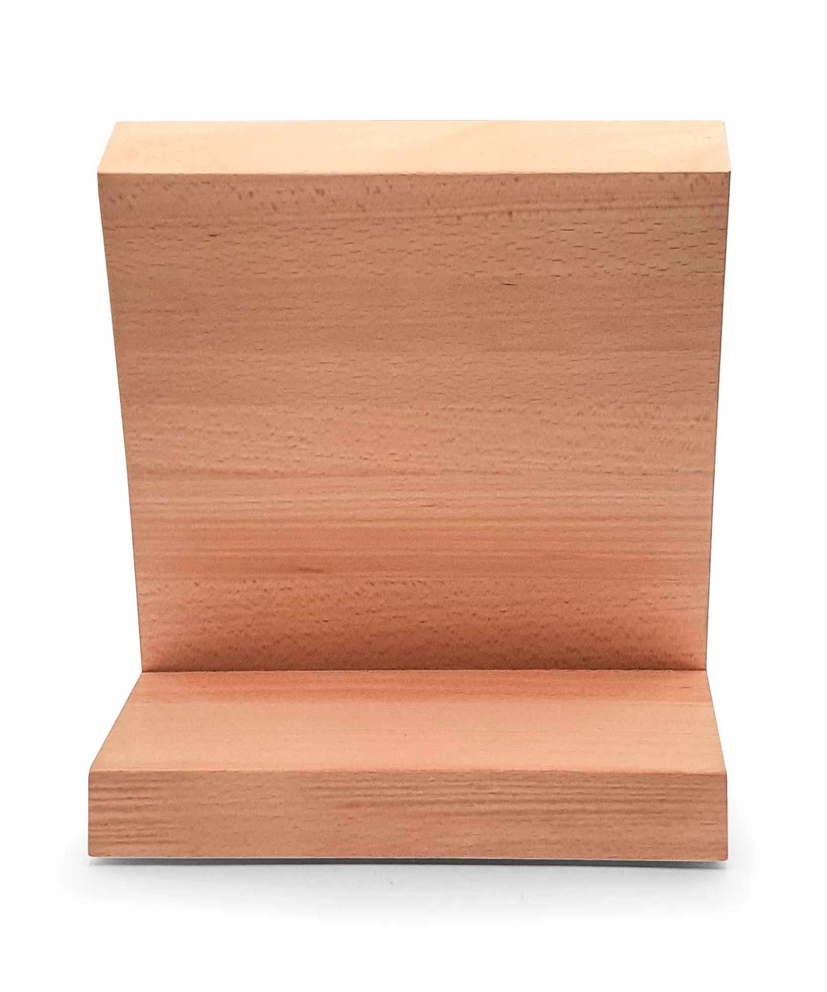 Bloc magnétique en hêtre, pour couteaux, à poser