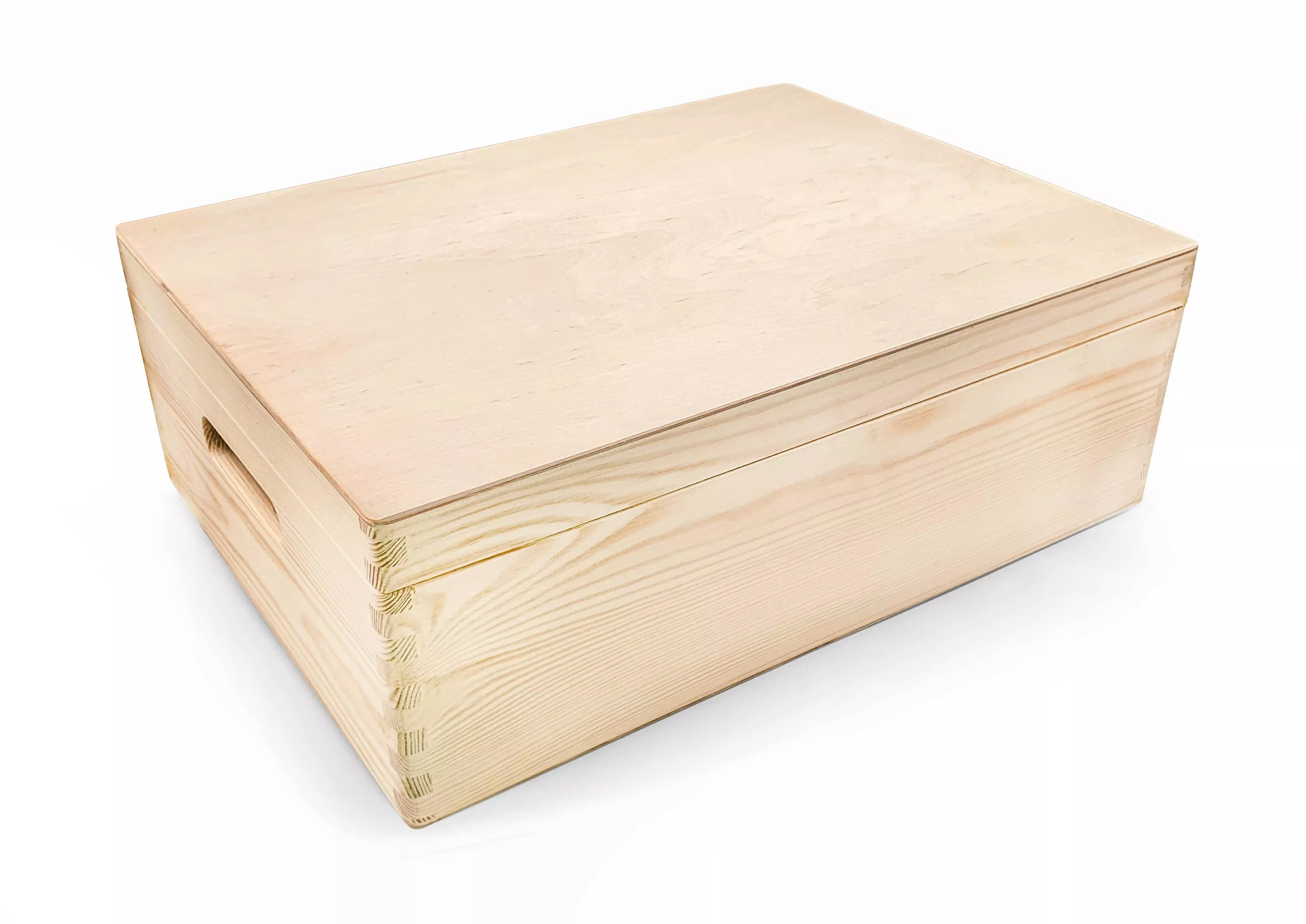 Boite en pin, modèle plat 40x30 cm