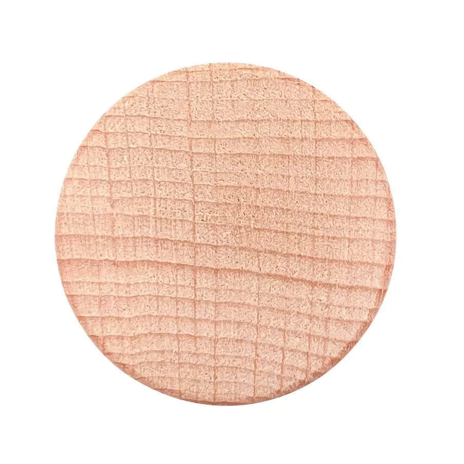 Bouchon tête en hêtre et corps en liège naturel pour bouteille de vin