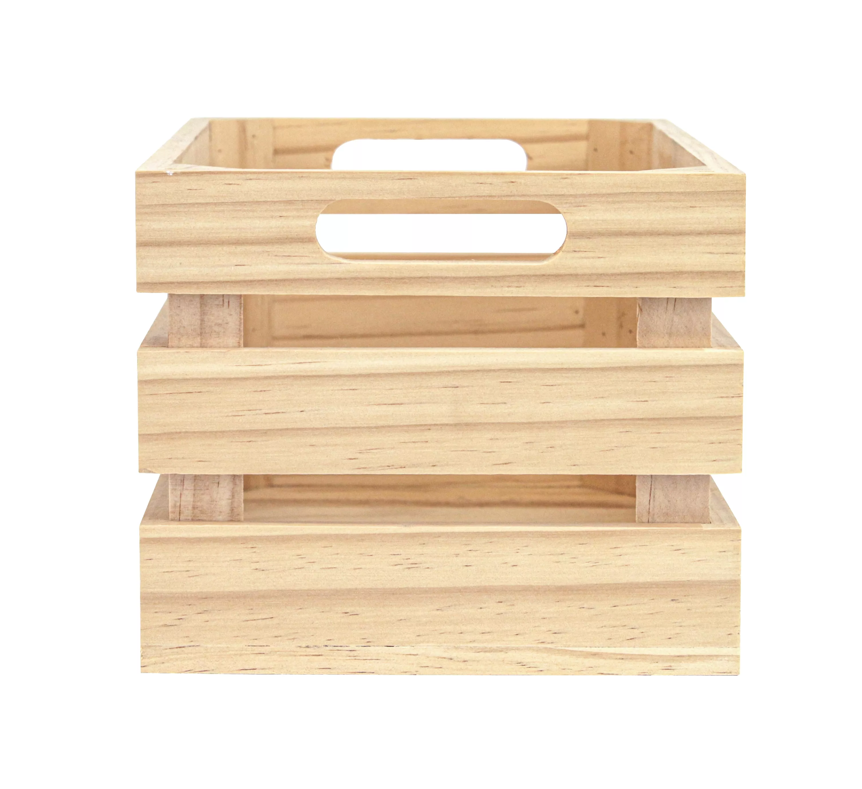 Cagette en pin hauteur 24 cm