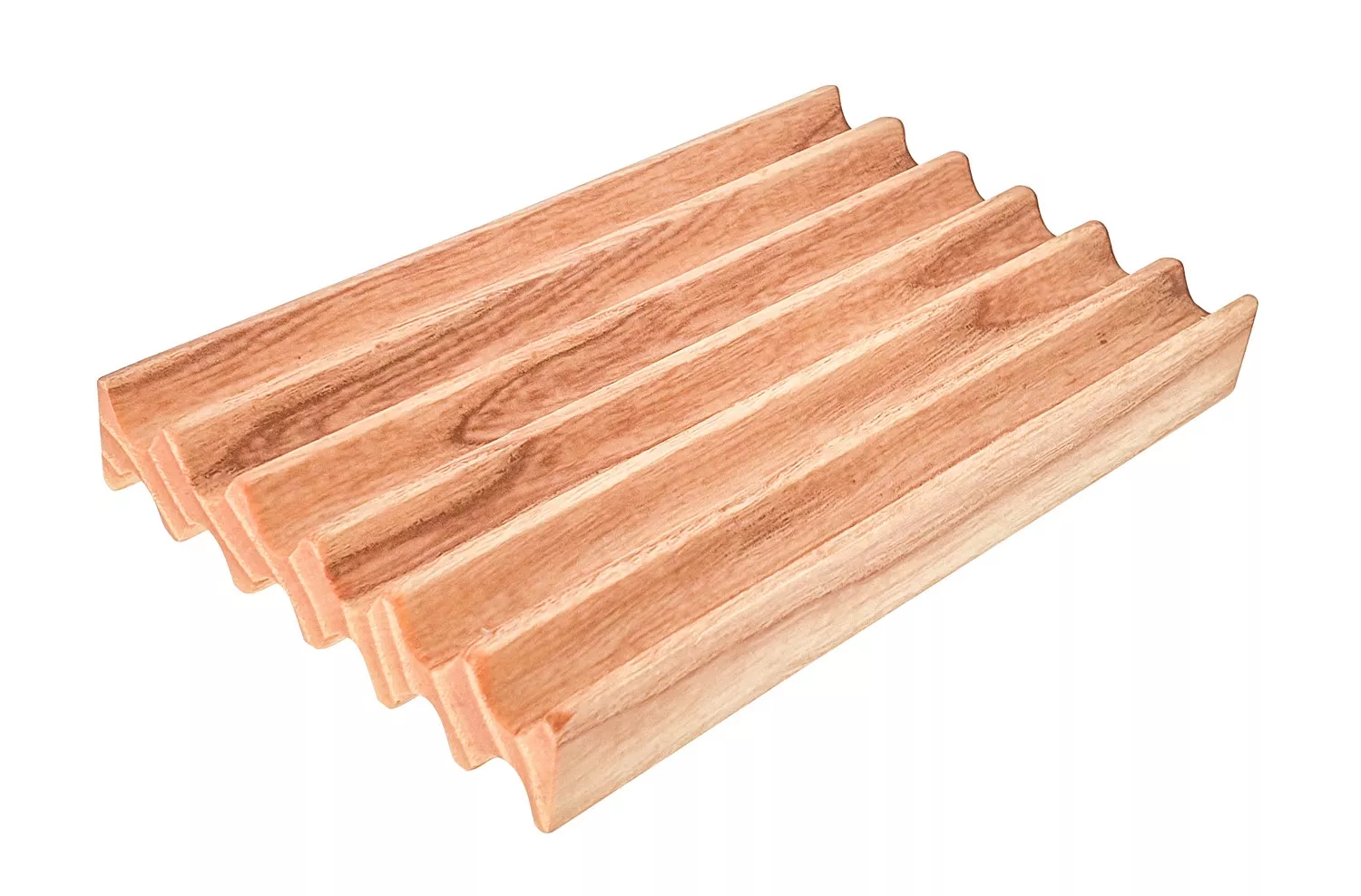 Porte-savon rainuré en buis