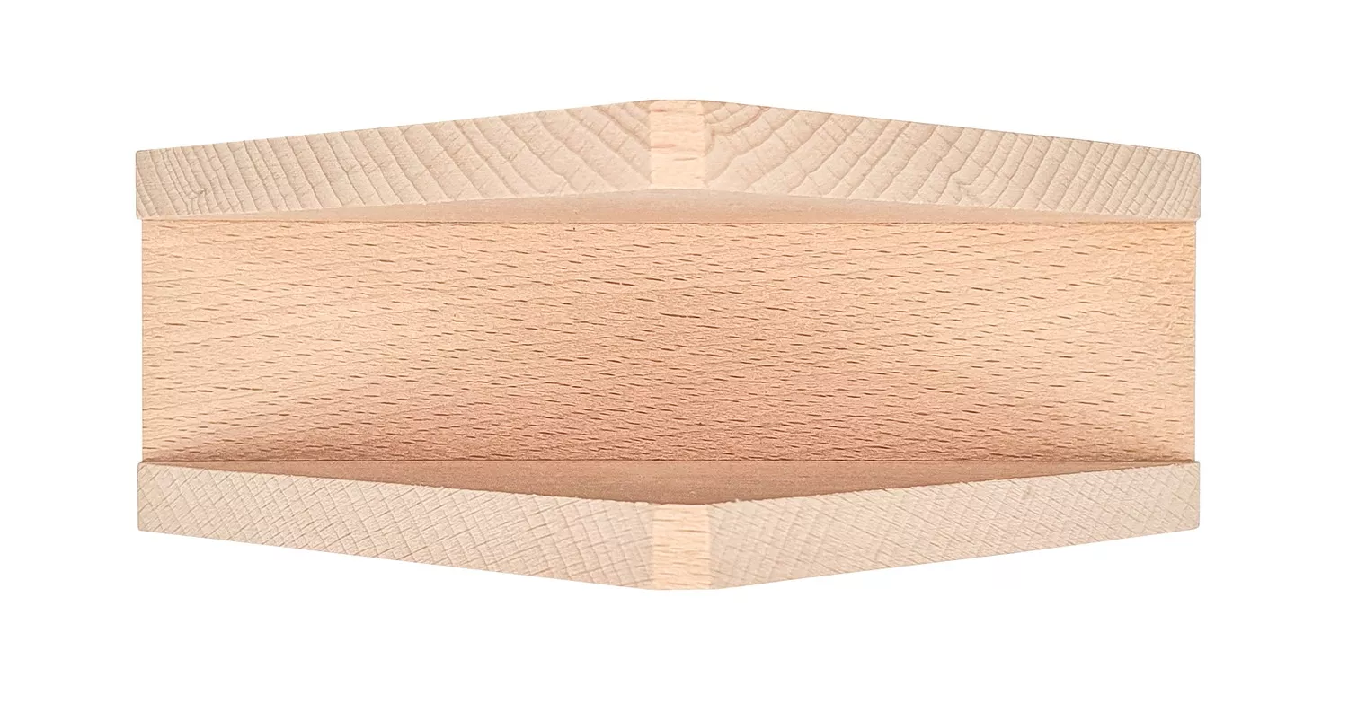 Porte-serviettes en bois, triangulaire