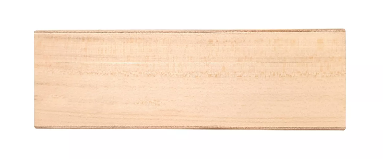 Boite rectangulaire en contreplaqué de bouleau et tilleul 11 cm