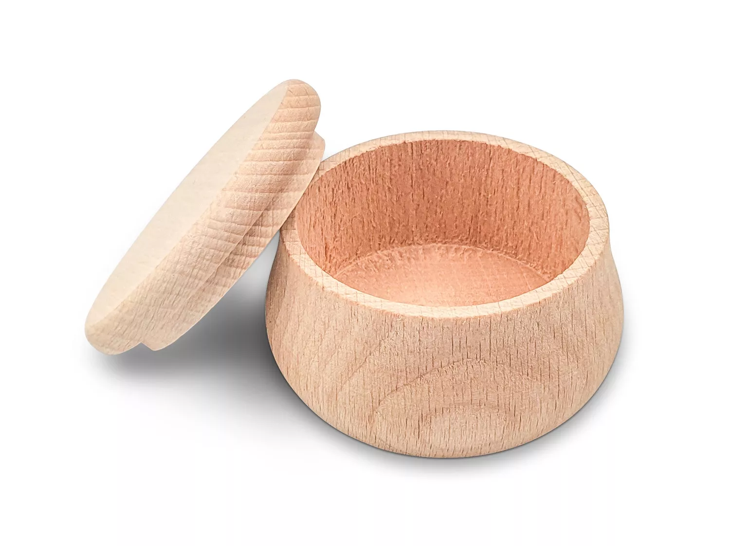 Boite ronde en bois...