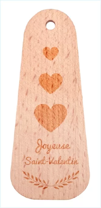 Porte clé chambre en hêtre