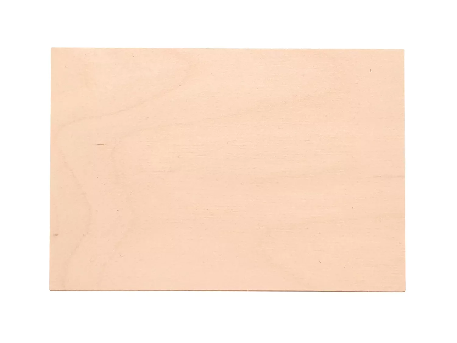 Boite rectangulaire en contreplaqué de bouleau et tilleul