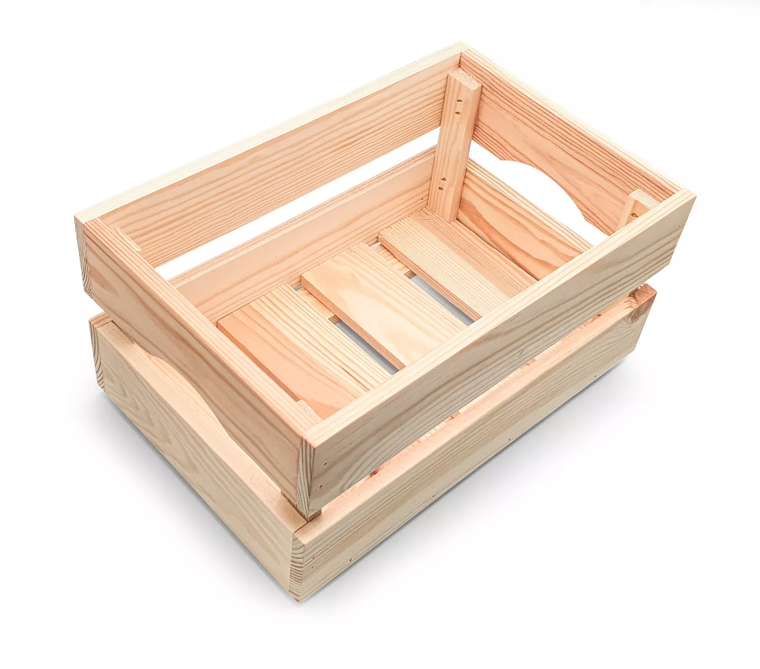 Cagette en pin hauteur 14 cm