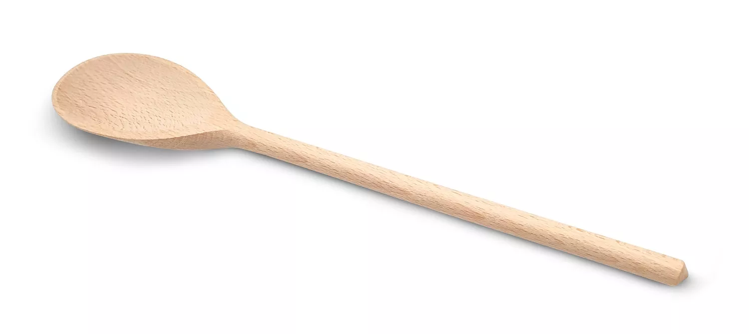 Cuillère ovale forte en bois