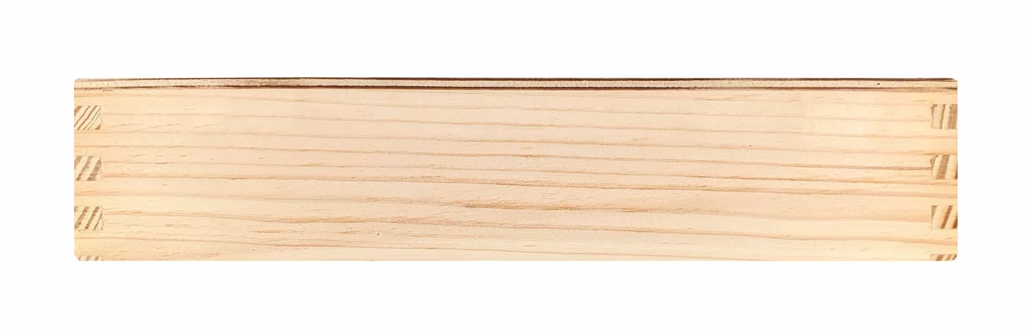 Boite carrée en pin pour serviettes cocktail