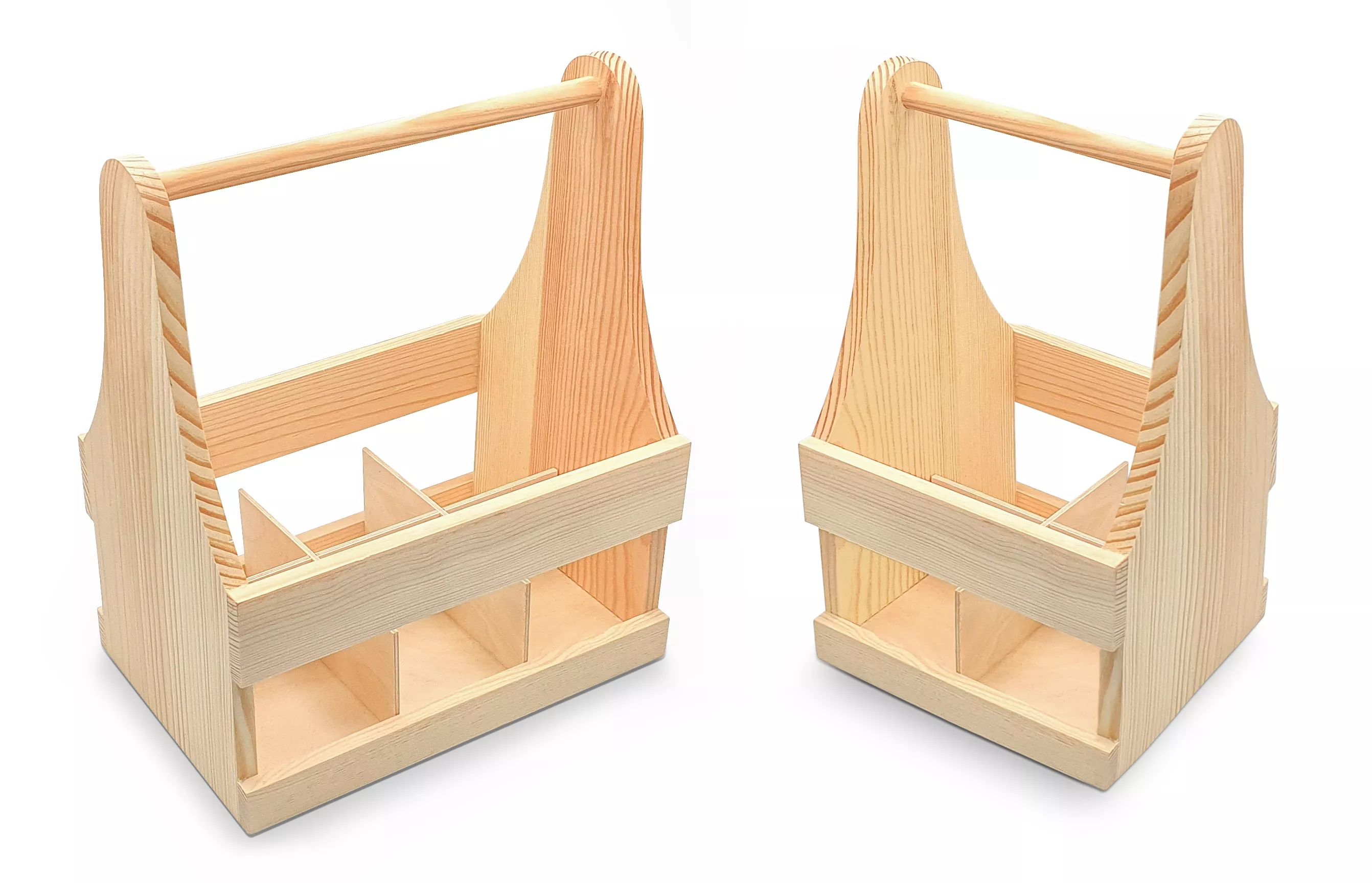 Porte-bouteilles en pin,...