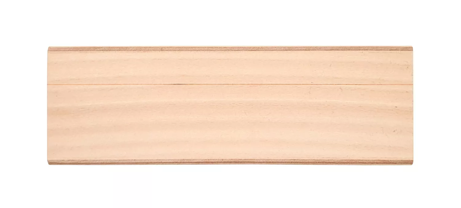 Boite carrée en contreplaqué de bouleau et tilleul