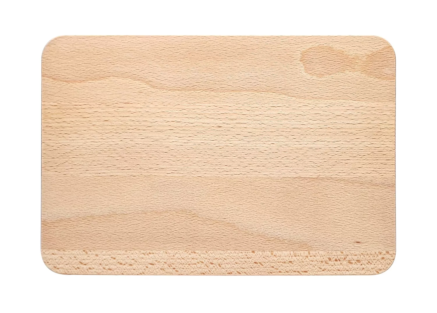 Planche à découper rectangulaire avec rainure à jus en hêtre 30x20 cm