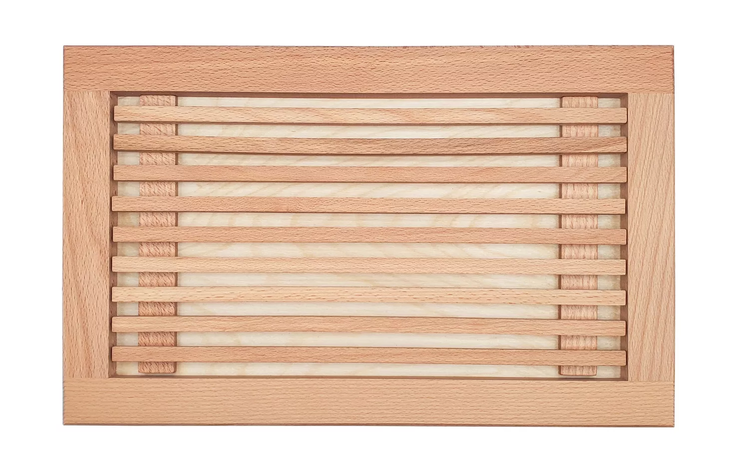 Planche à pain rectangulaire avec grille amovible en hêtre