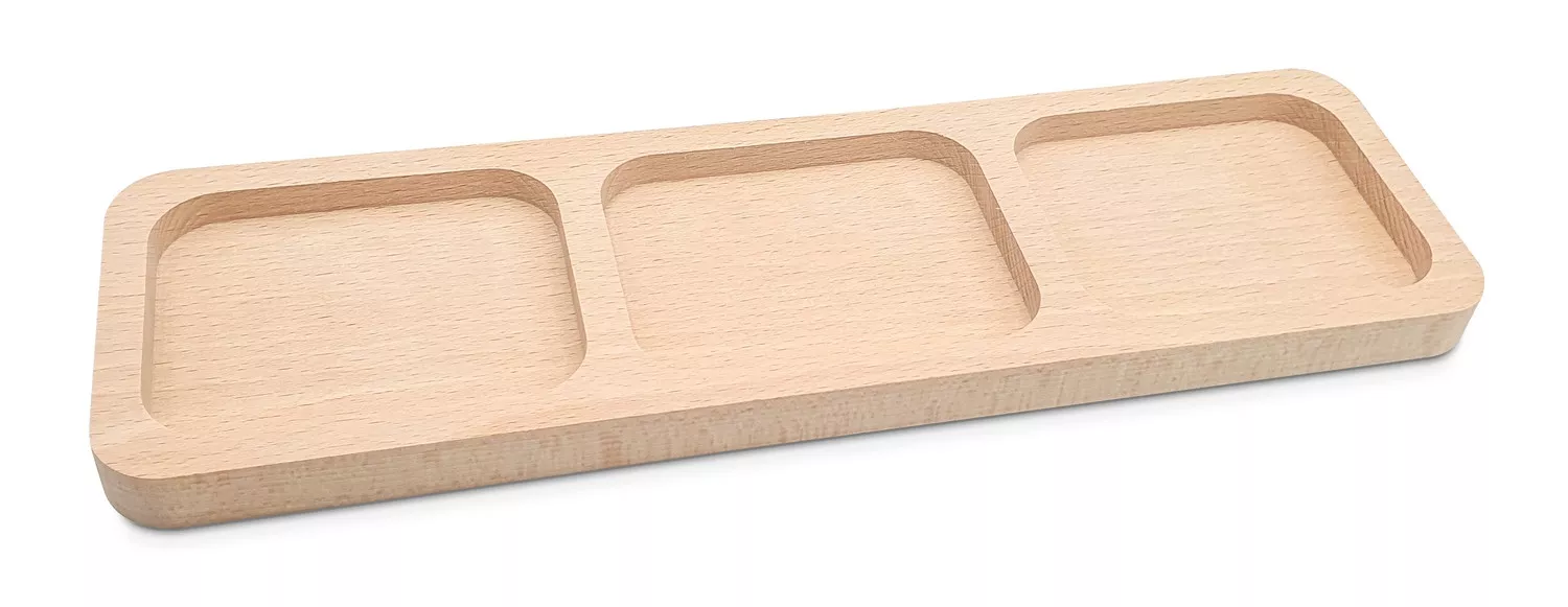 Plateau 3 compartiments en...