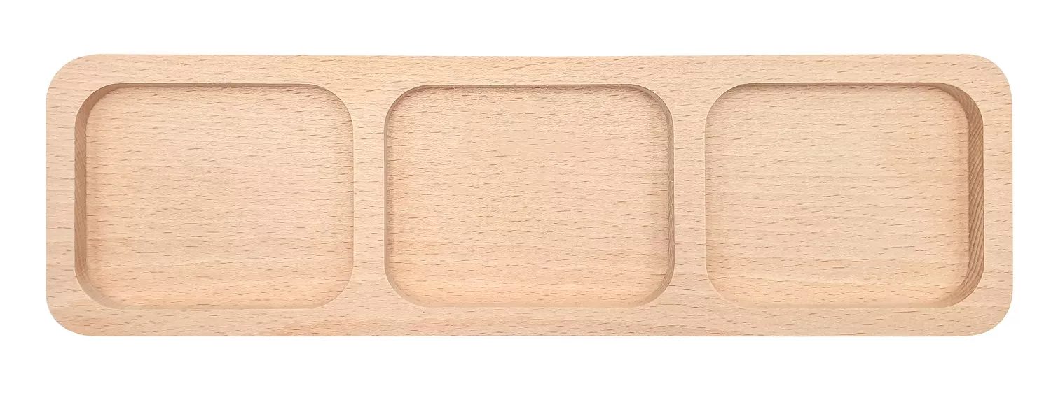 Plateau 3 compartiments en...