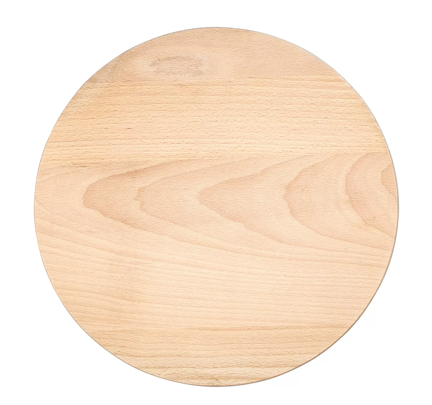 Plateau à fromages en hêtre, tournant, rond