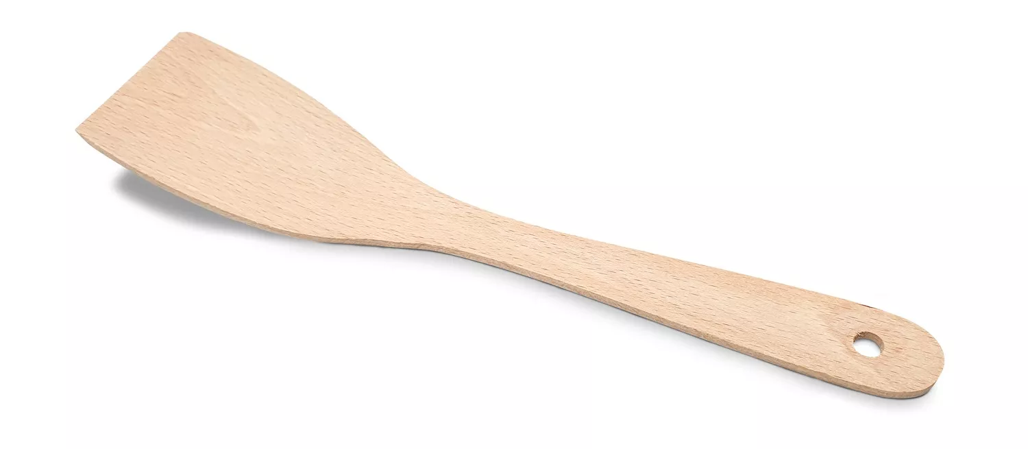Spatule cintrée en bois 32 cm