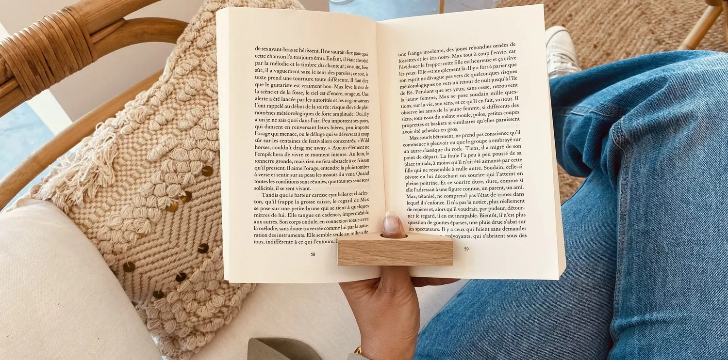 Bague de lecture en chêne