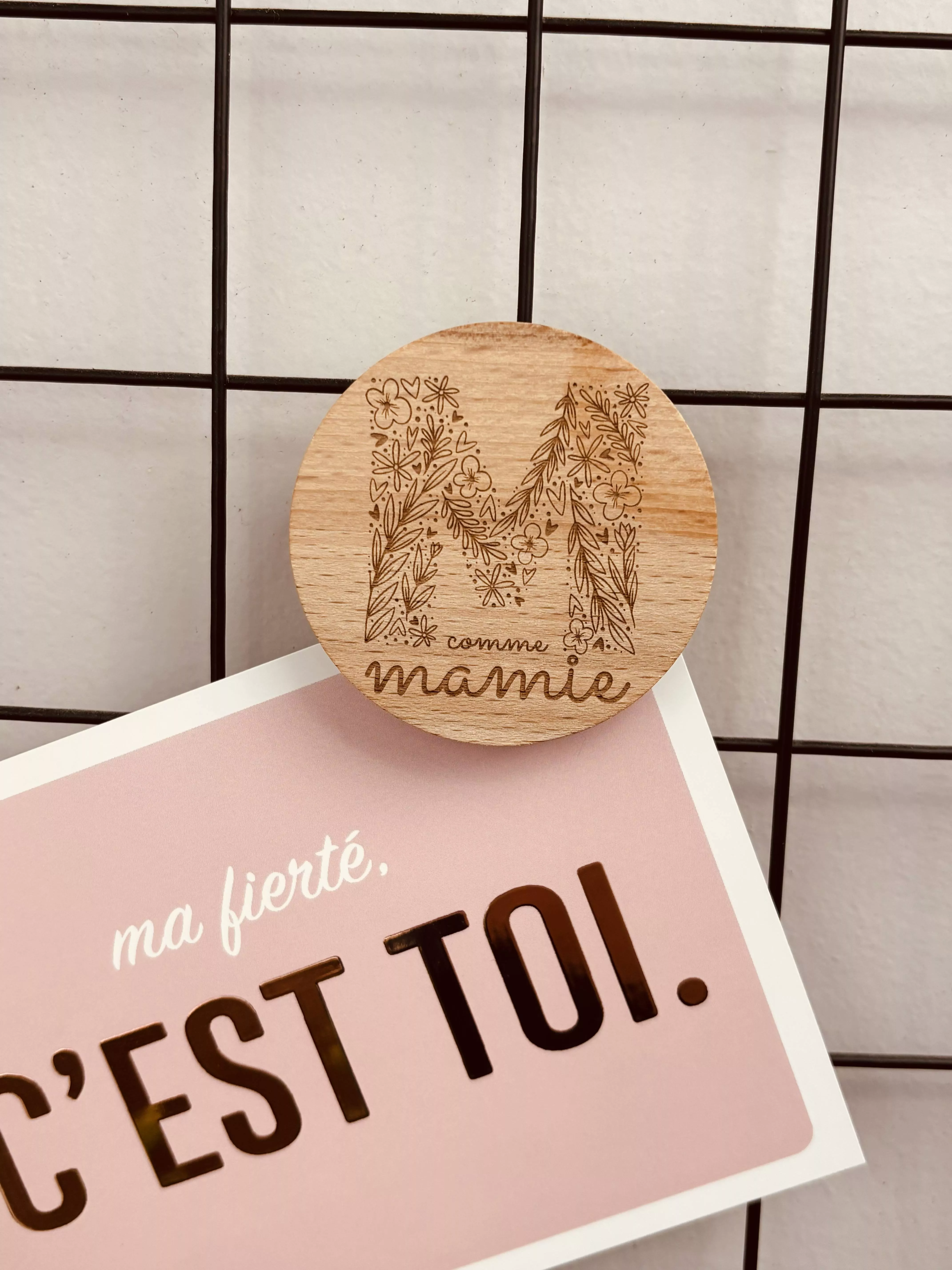 Magnet en bois de hêtre