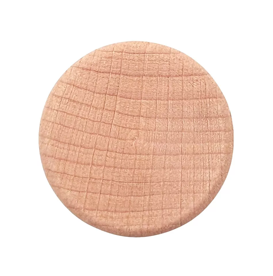 Bouchon tête en hêtre et corps en liège naturel pour spiritueux