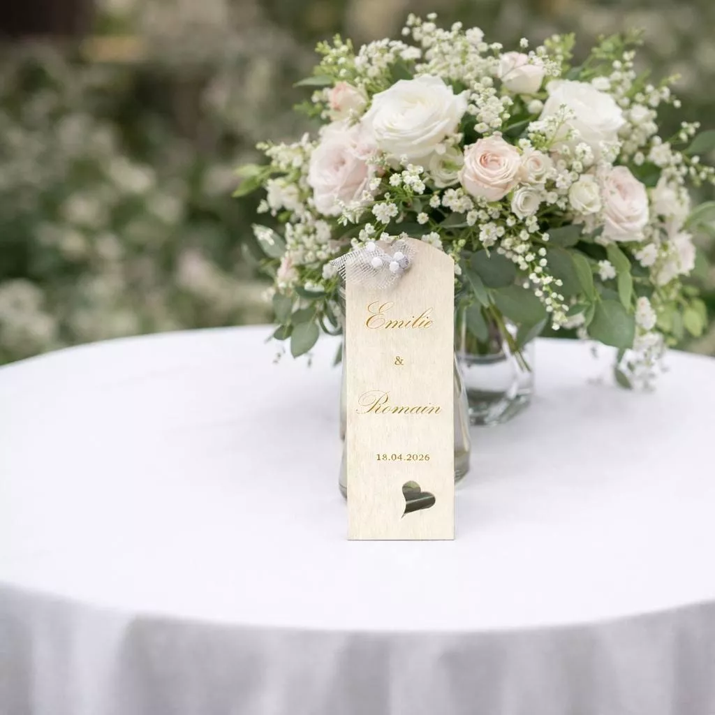 Marque-page en contreplaqué...