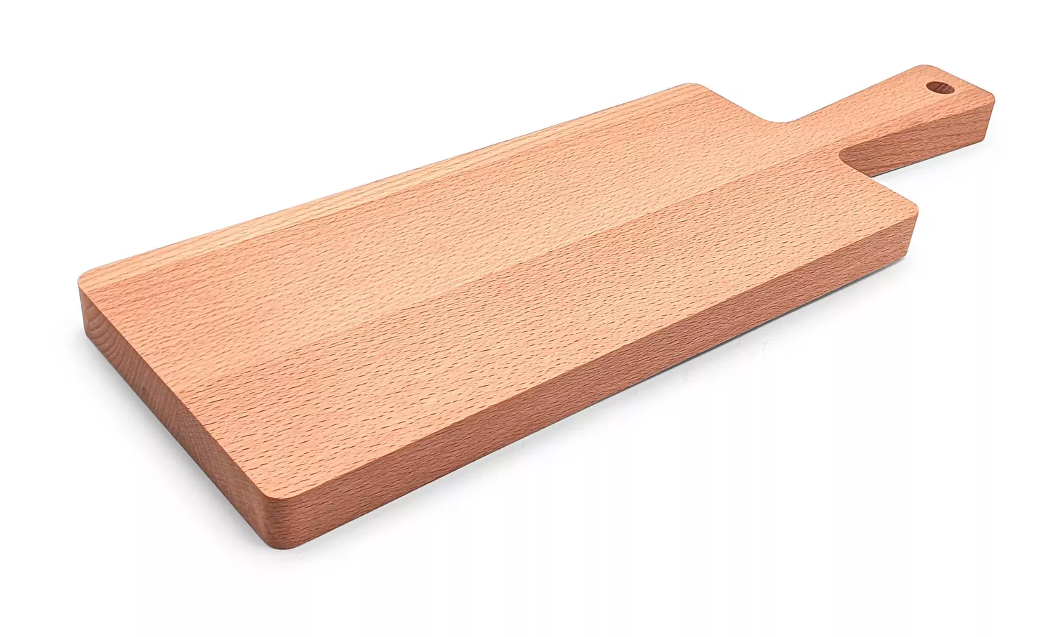 Planche à découper avec manche en hêtre