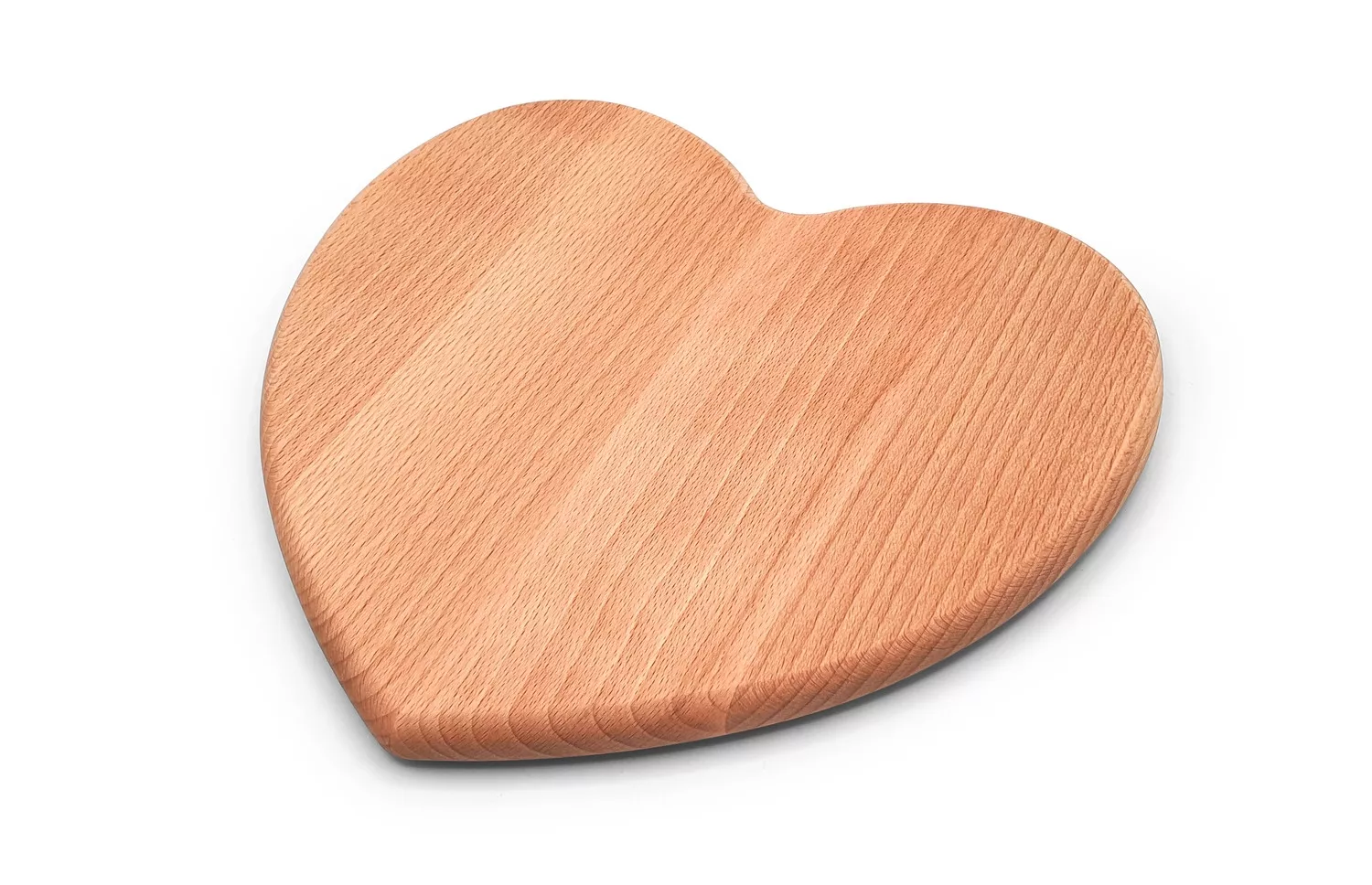 Planche à découper "Coeur" en hêtre