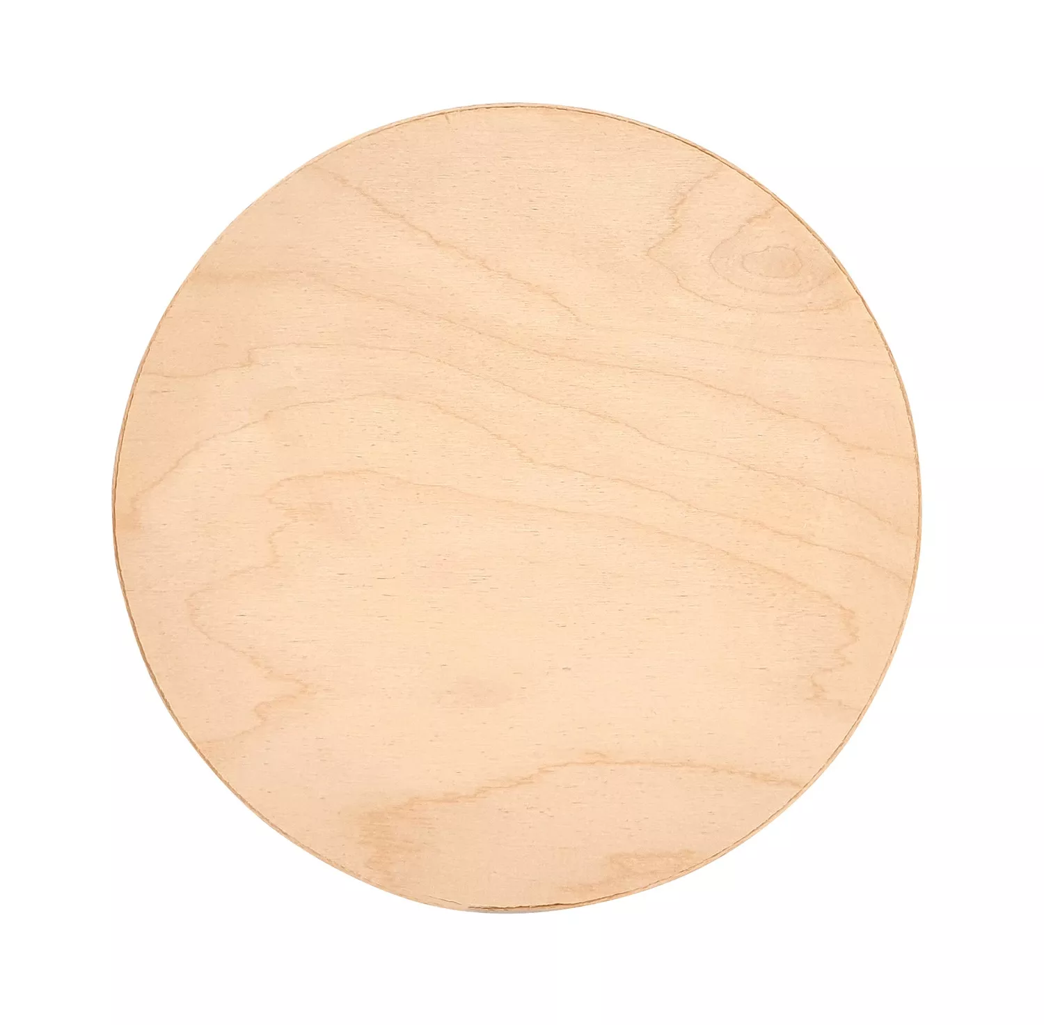 Boite ronde en contreplaqué...