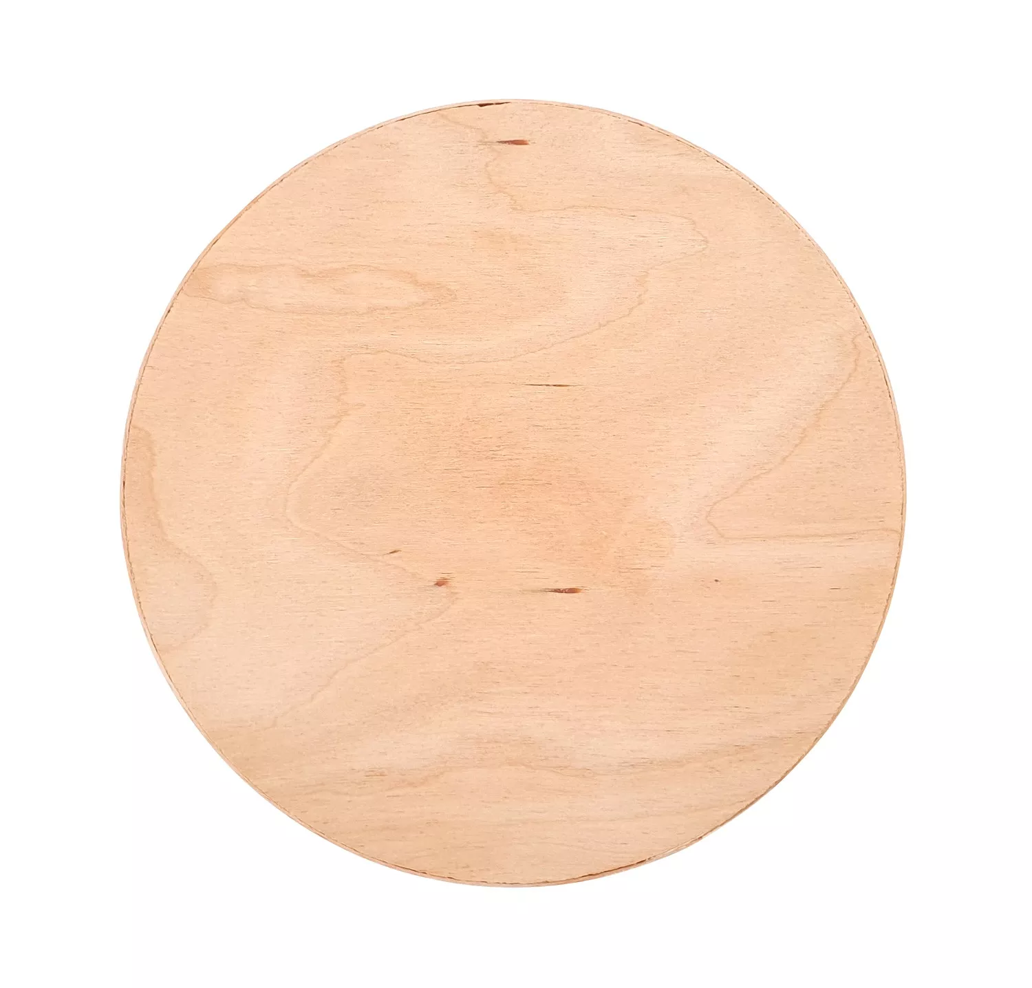 Boite ronde en contreplaqué...