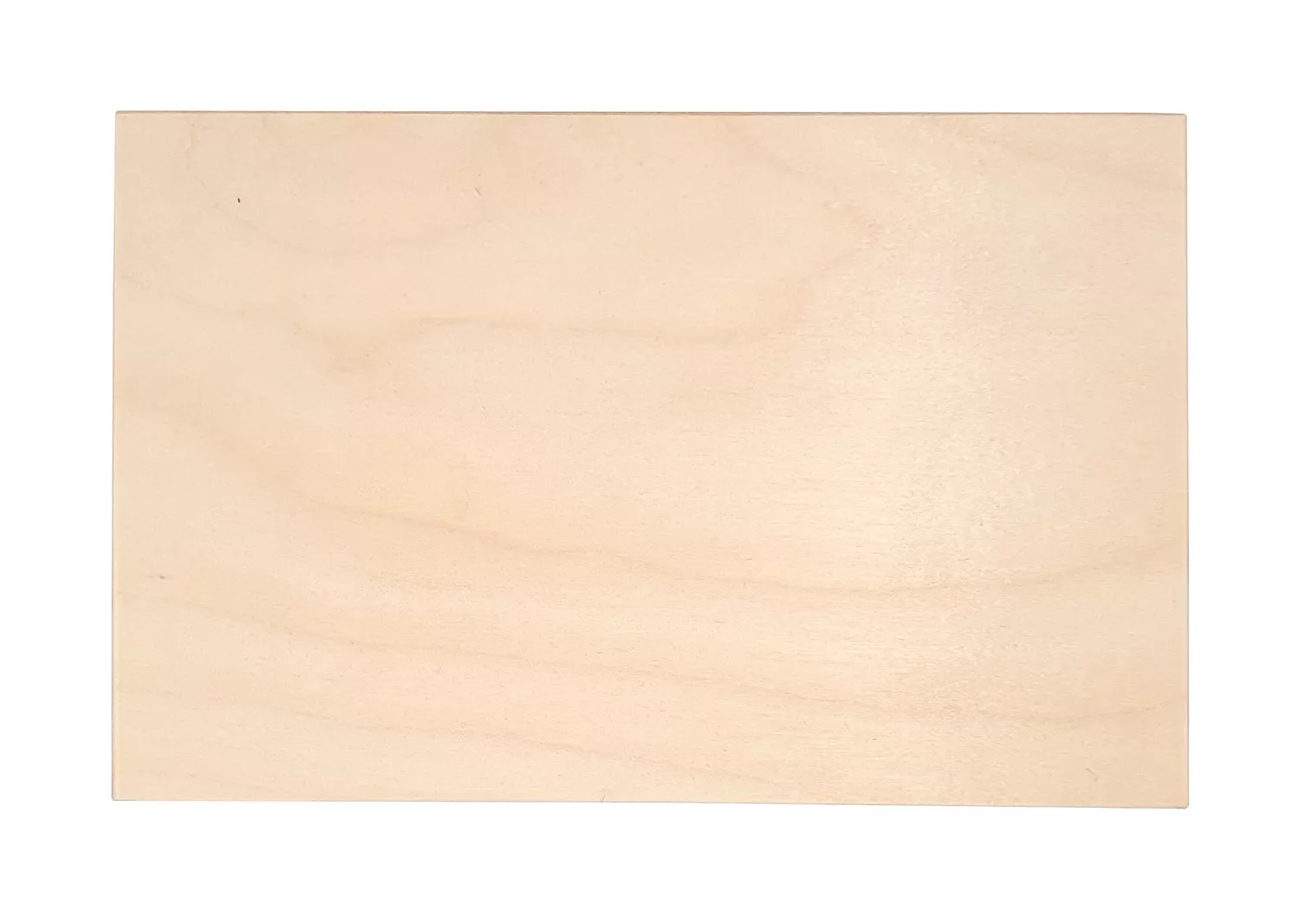 Boite rectangulaire en contreplaqué de bouleau et tilleul 21 cm