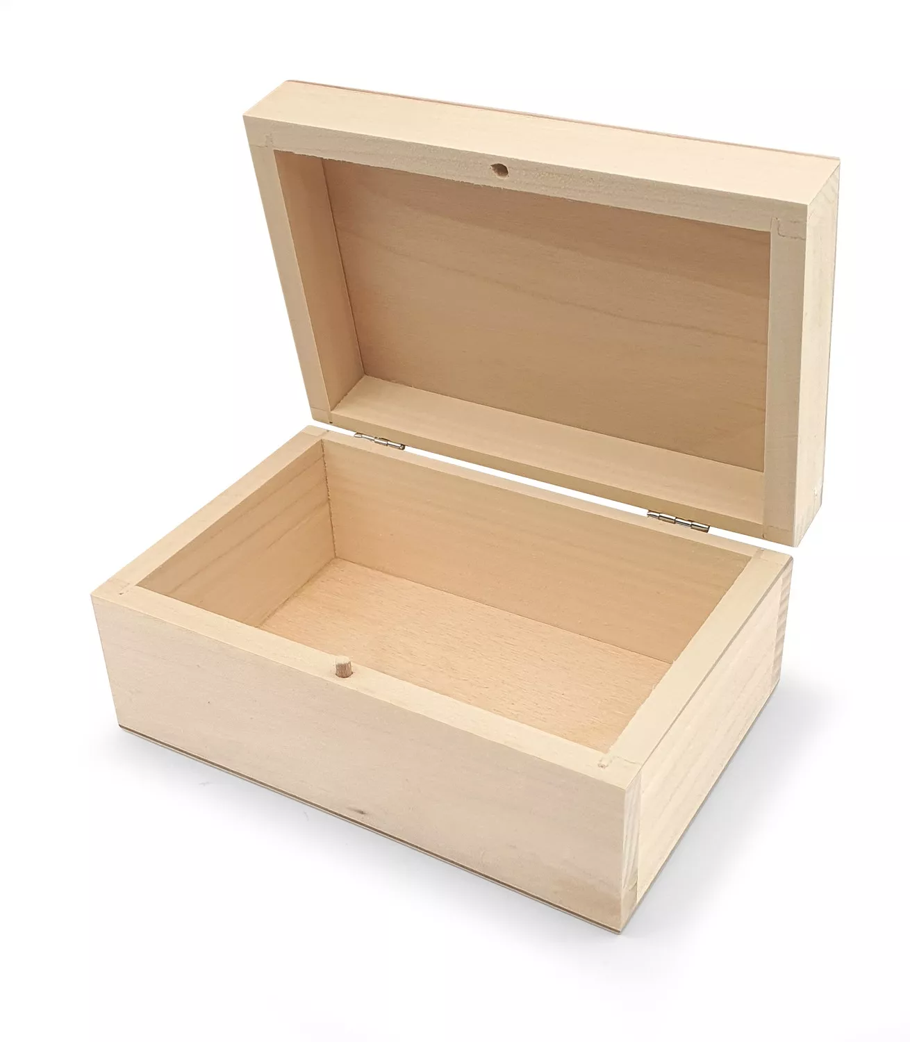 Boite rectangulaire en contreplaqué de bouleau et tilleul